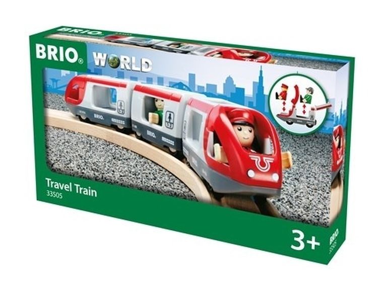 Brio World, pociąg pasażerski, zabawka drewniana