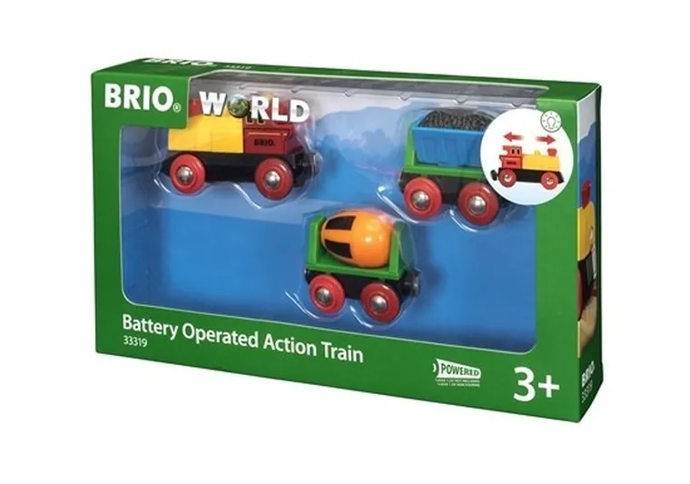 Brio World, Pociąg z betoniarką, na baterie