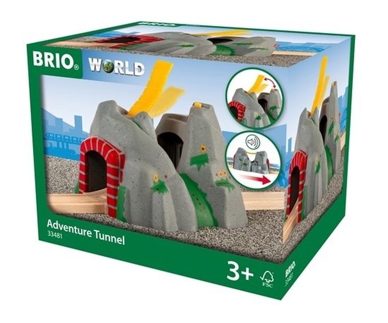 Brio World, Skalny tunel z dźwiękiem, zabawka drewniana