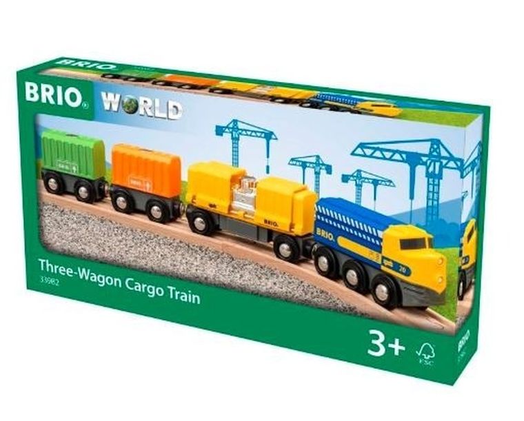Brio World, trzywagonowy pociąg towarowy