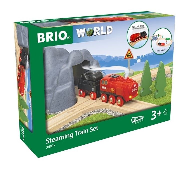 Brio World, zestaw z kolejką na parę