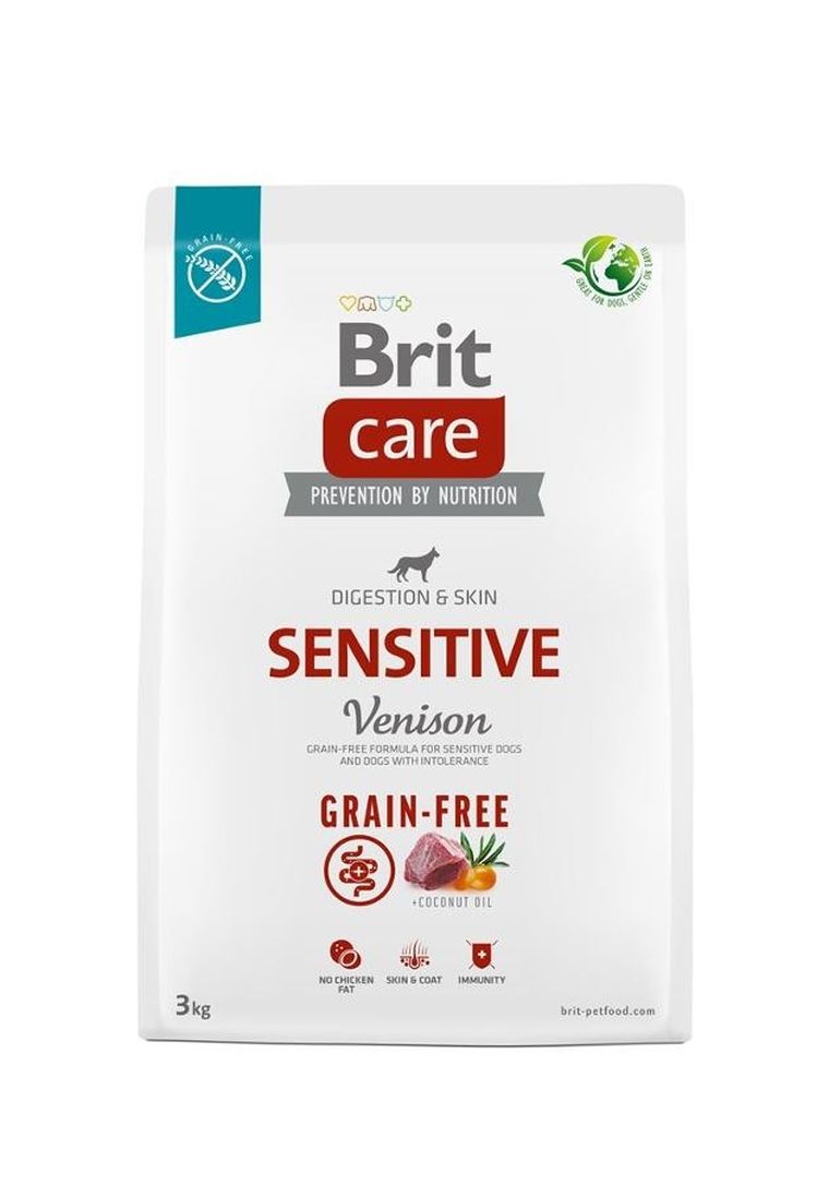 Brit, Care Grain-Free Sensitive Vension, karma sucha dla psa, 3kg
