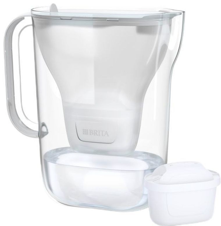 Brita, Style Essential, dzbanek filtrujący, biały + Maxtra Pro Pure Performance, wkład, 4 szt.