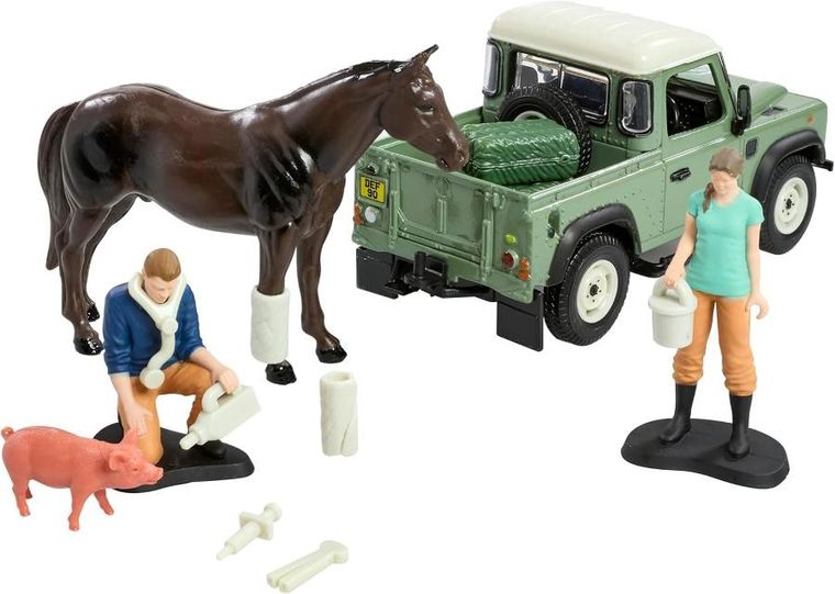 Britains, Land Rover, Zestaw weterynaryjny, pojazd z figurkami