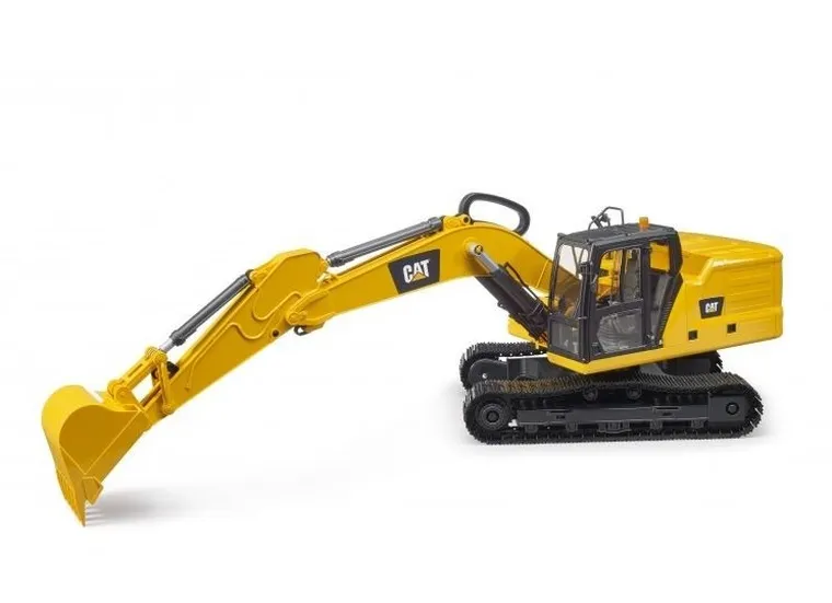 Bruder, CAT, koparka czerpakowa, duża, na gąsienicach