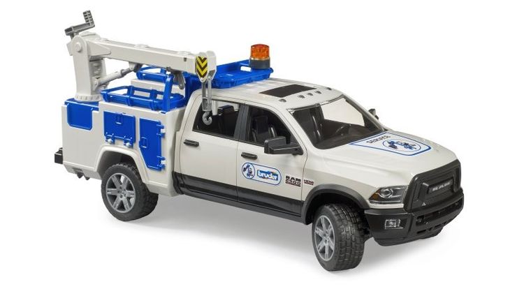 Bruder, Dodge Ram 2500, pojazd serwisowy z obrotowym świetlnym kogutem
