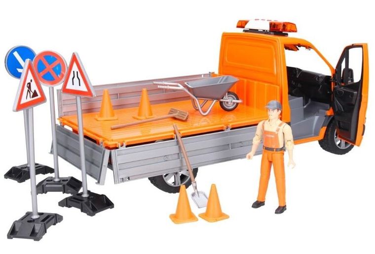 Bruder, Mercedes-Benz Sprinter, pojazd komunalny z figurką i akcesoriami