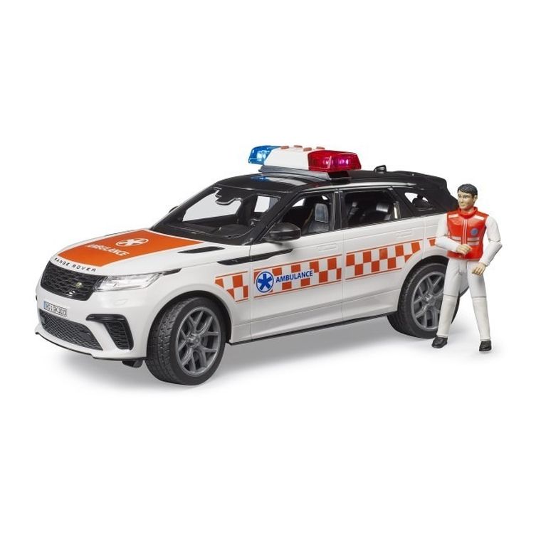 Bruder, Range Rover Velar, ambulans, pojazd z figurką