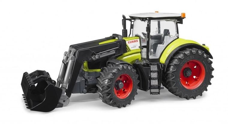 Bruder, Traktor Claas Axion 950 z ładowaczem, 1:16