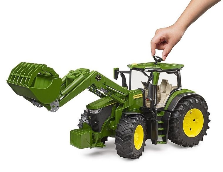 Bruder, Traktor John Deere 7R 350 z ładowaczem, 1:16
