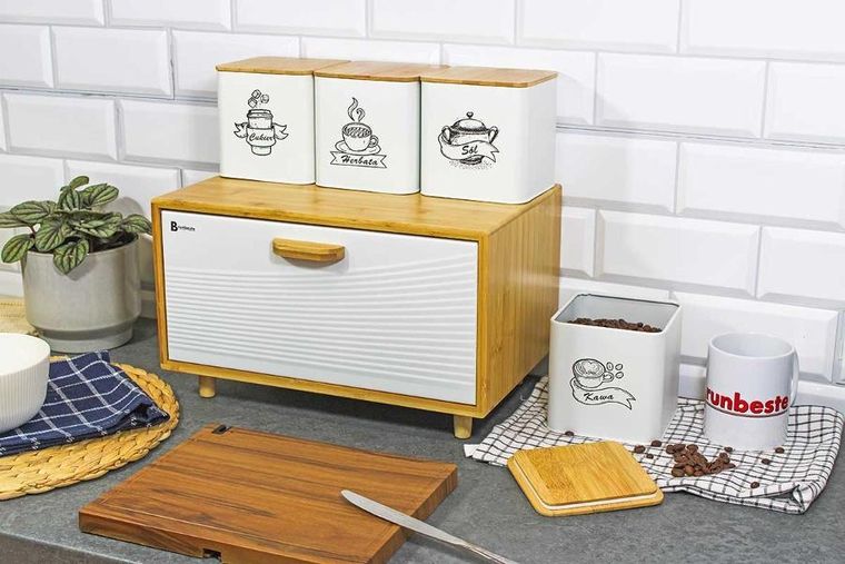 Brunbeste, chlebak, pojemnik bambusowy na pieczywo