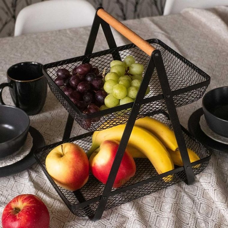 Brunbeste, koszyk piętrowy na owoce, patera
