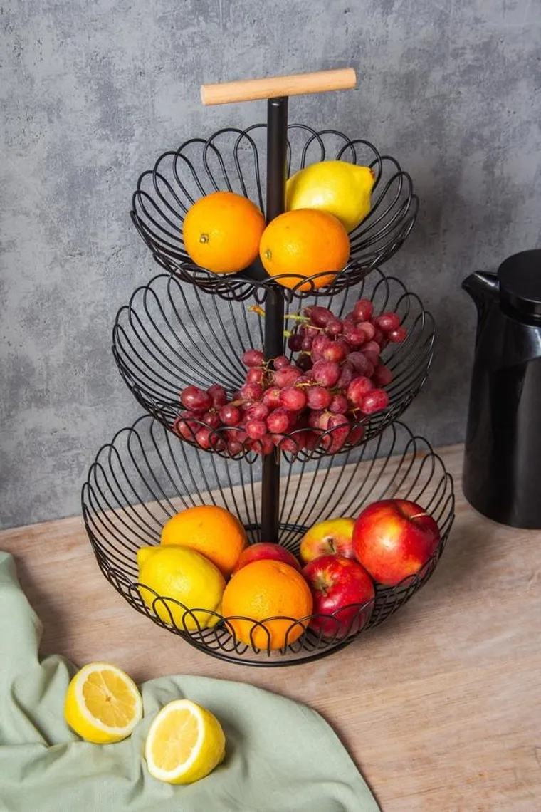 Brunbeste, koszyk piętrowy, patera na owoce, 3 poziomy