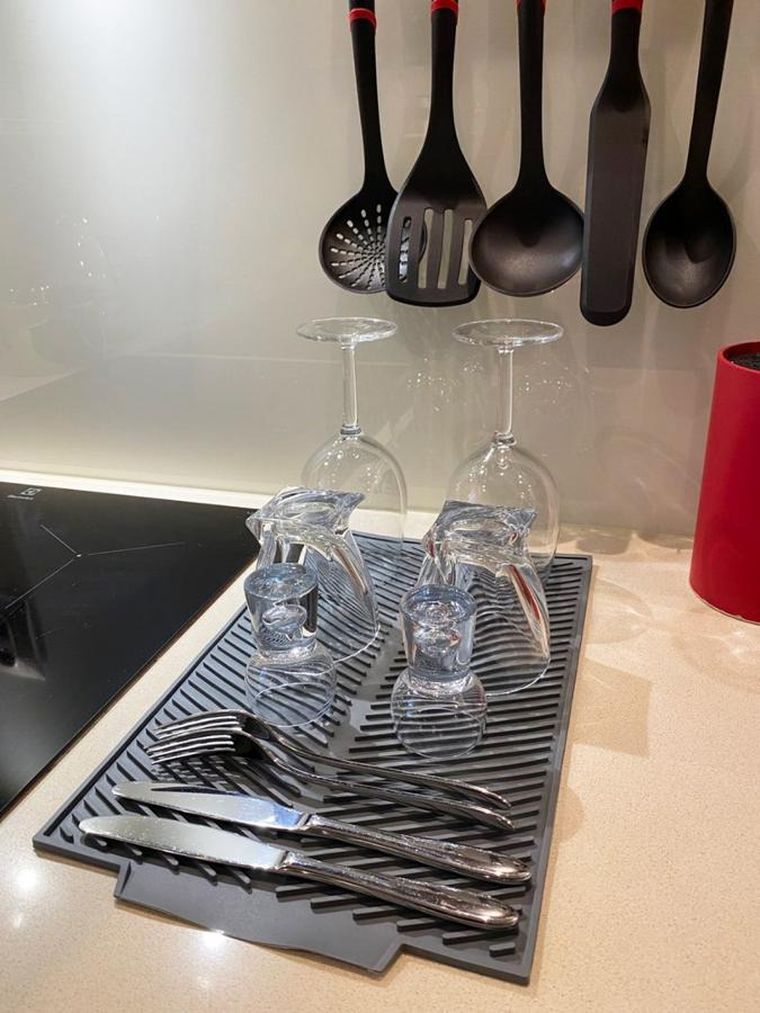 Brunbeste, podkładka silikonowa, ociekacz do naczyń, 39-25 cm