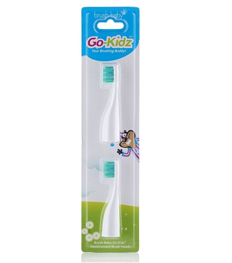 Brush-Baby, końcówki do szczoteczki sonicznej Go-Kidz, 2 szt.