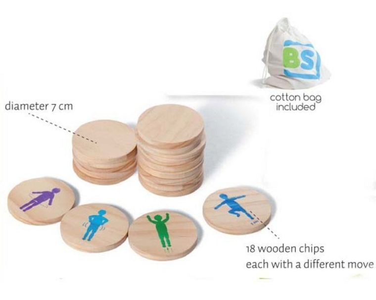 BS Toys, naśladuj ruch, gra logiczna