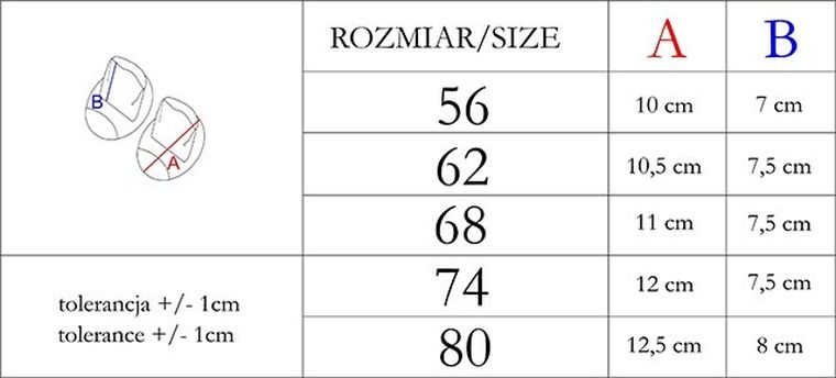 Buciki niechodki dziewczęce, ecru, Nicol