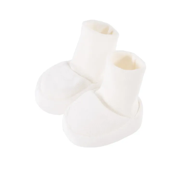 Buciki niechodki niemowlęce, ecru, Eevi