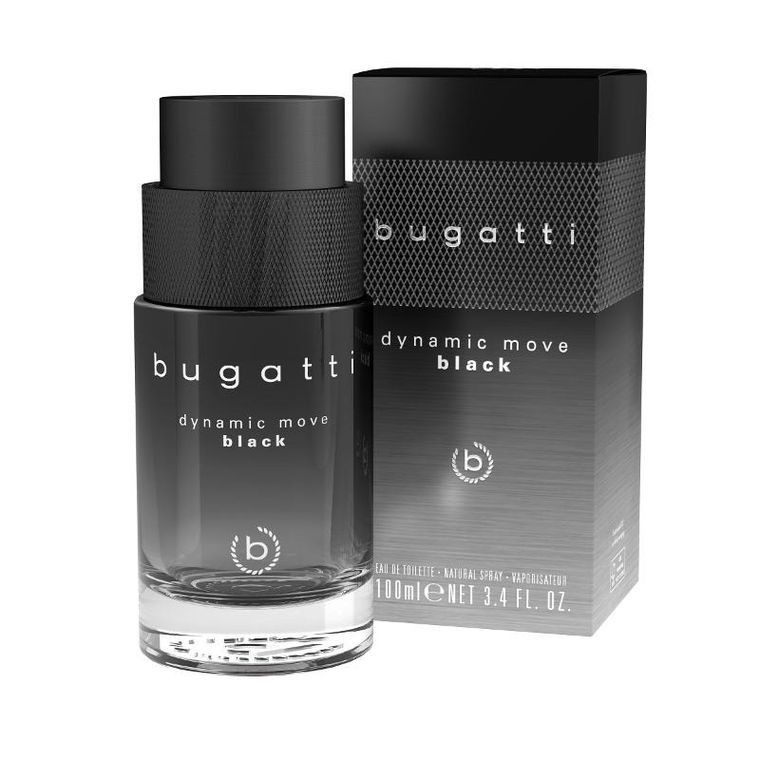 Bugatti, Dynamic Move, Black, woda toaletowa dla mężczyzn, 100 ml