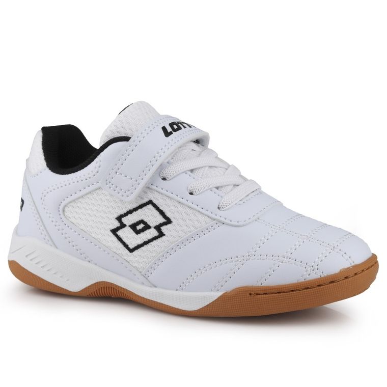 Buty piłkarskie dziecięce, halowe, białe, Whizzer K