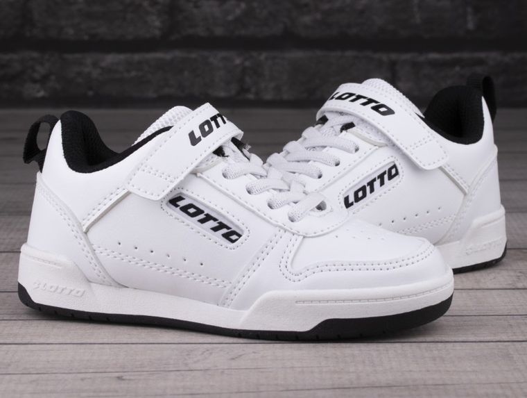 Buty sportowe chłopięce, białe, Lotto