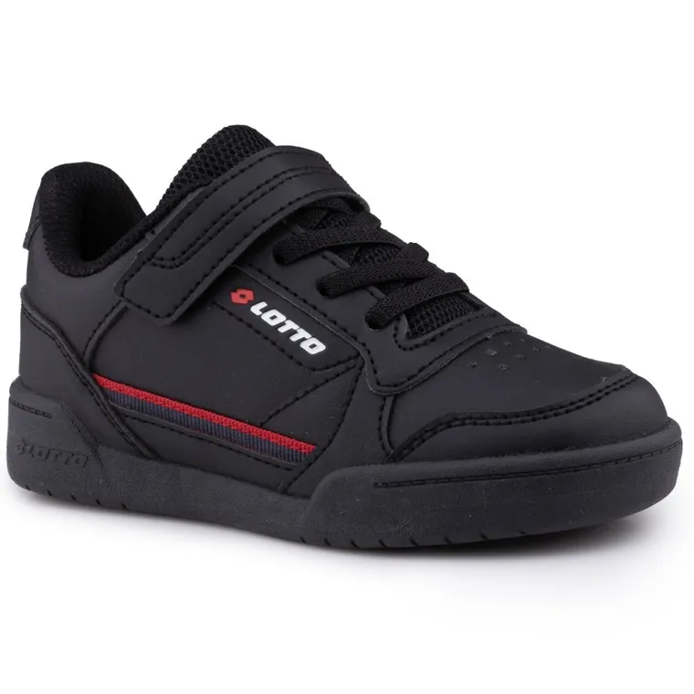 Buty sportowe chłopięce, czarne, Lotto