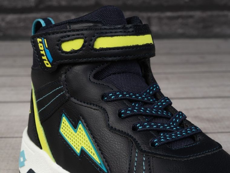 Buty sportowe chłopięce, czarne, Lotto