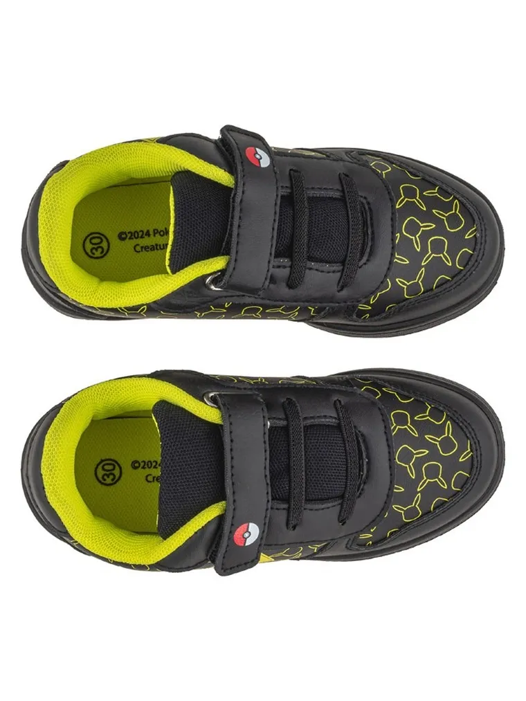 Buty sportowe chłopięce, czarne, Pokemon, Leomil