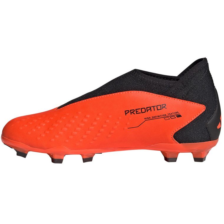 Buty sportowe chłopięce, pomarańczowe, Adidas Predator Accuracy.3 FG LL Jr