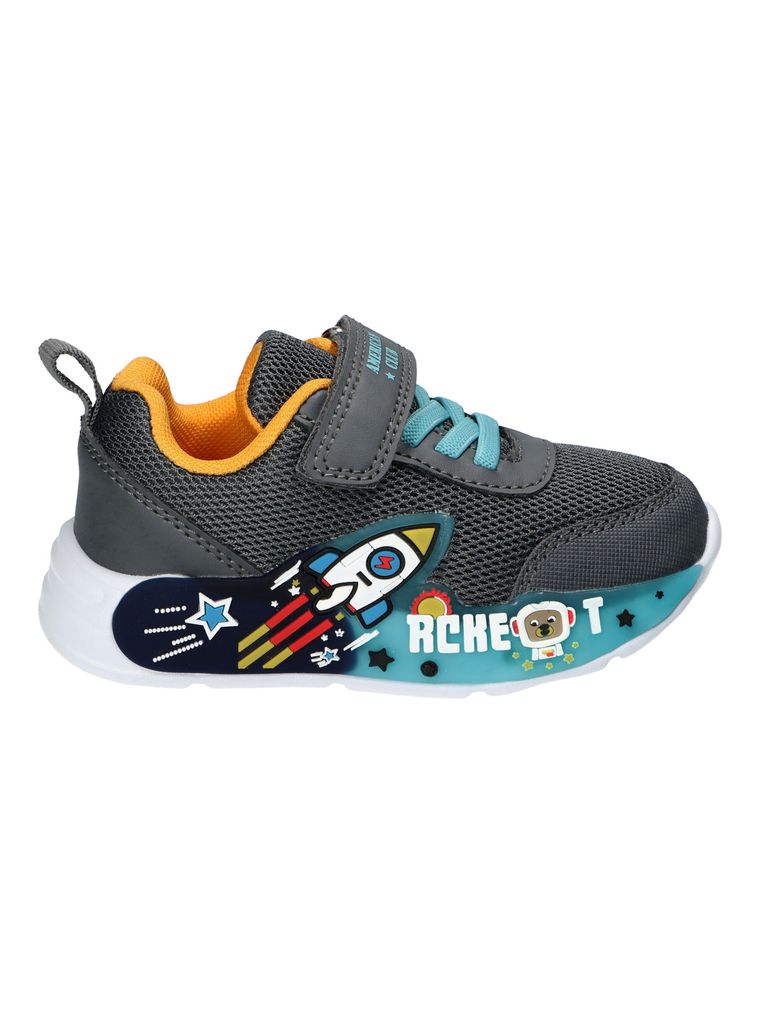 Buty sportowe chłopięce, szare, American Club