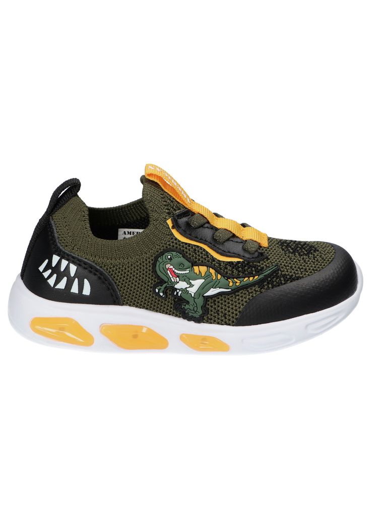 Buty sportowe chłopięce, zielone, American Club