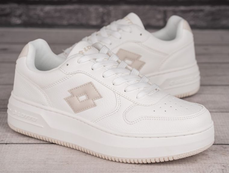 Buty sportowe damskie, białe, Lotto Paliot