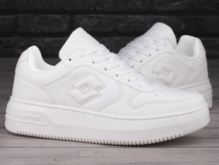 Buty sportowe damskie, białe, Lotto Paliot PF OC