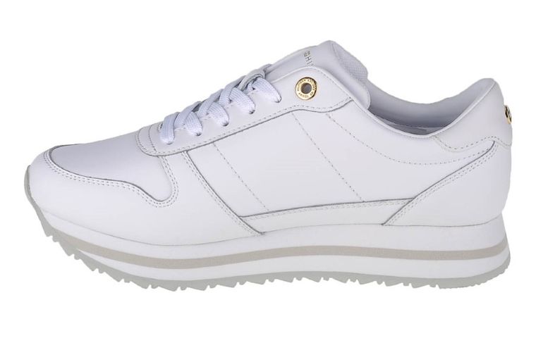 Buty sportowe damskie, białe, Tommy Hilfiger Signature Runner Sneaker