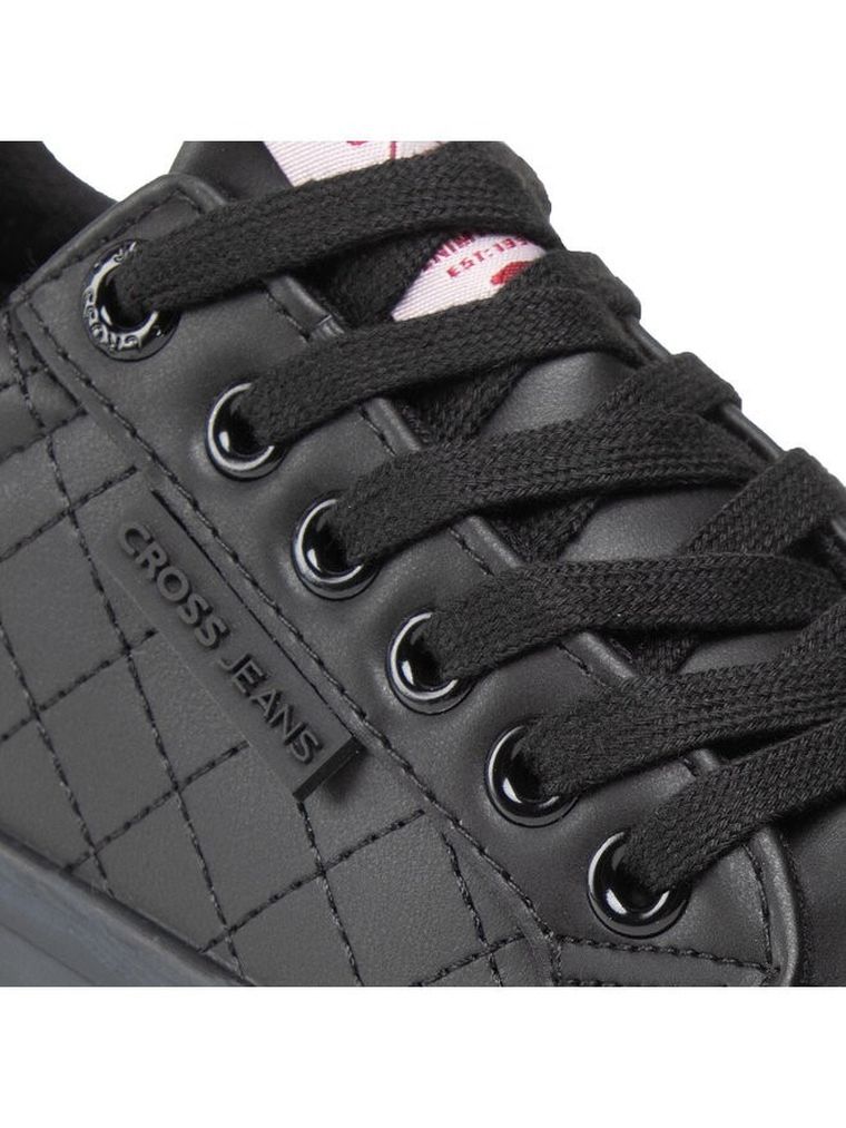 Buty sportowe damskie, czarne, Cross Jeans
