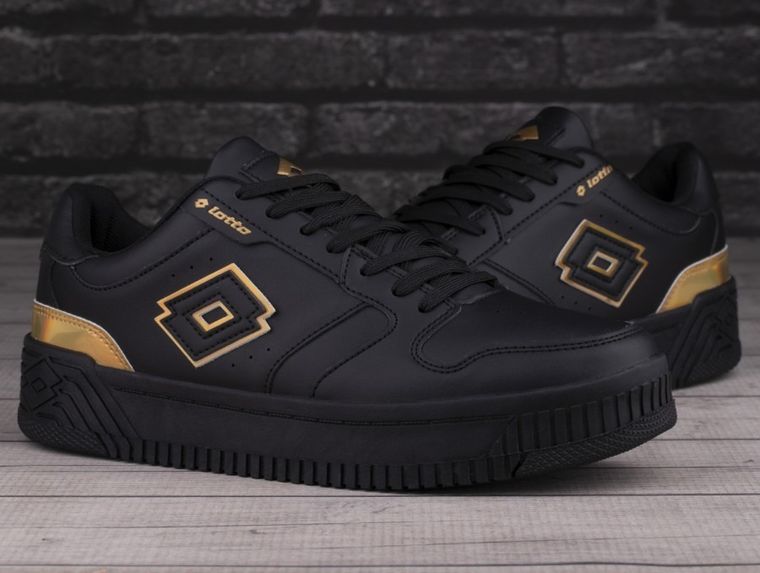 Buty sportowe damskie, czarne, Lotto Scopi GC