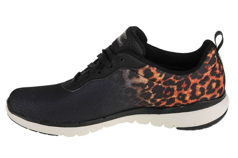 Buty sportowe damskie, czarne, Skechers Flex Appeal 3.0