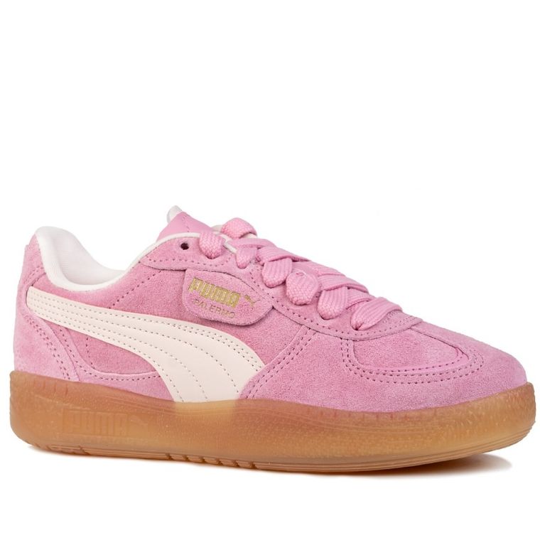 Buty sportowe damskie, różowe, Puma Palermo