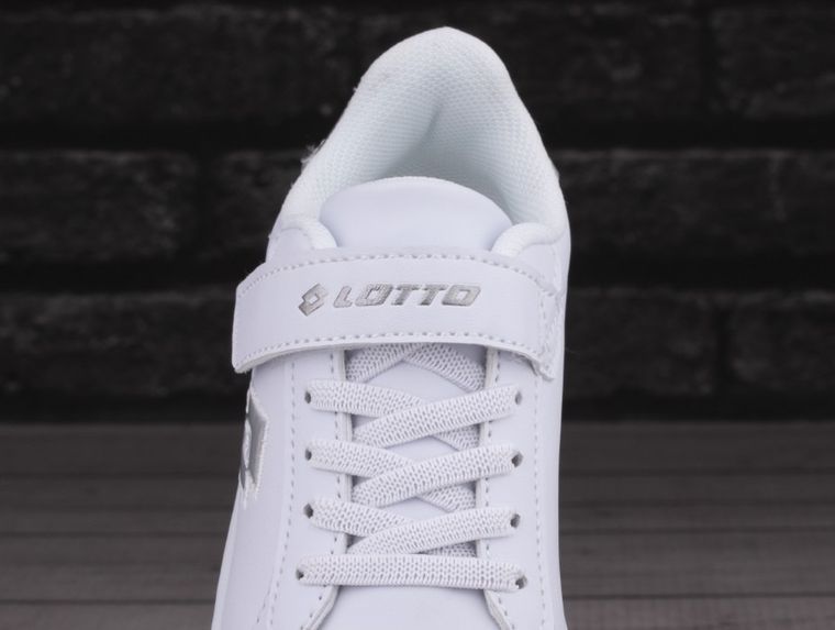 Buty sportowe dziecięce, białe, Lotto Dampolis GC K