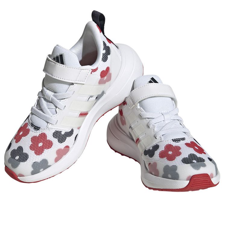 Buty sportowe dziewczęce, białe, Adidas FortaRun 2.0 EL GZ9754