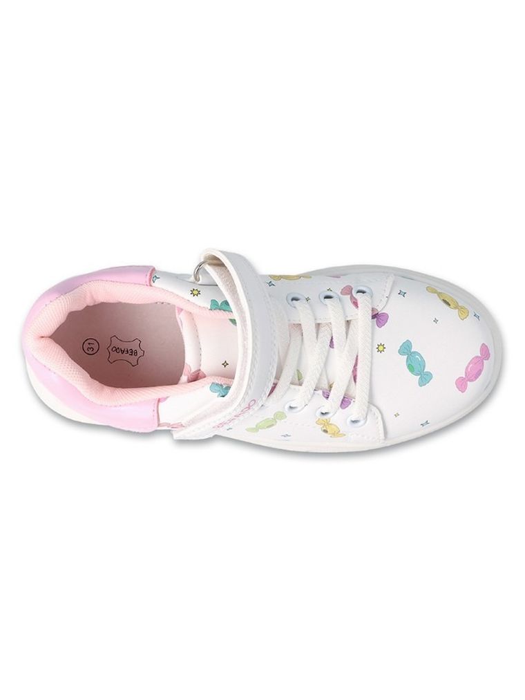 Buty sportowe dziewczęce, białe, Befado