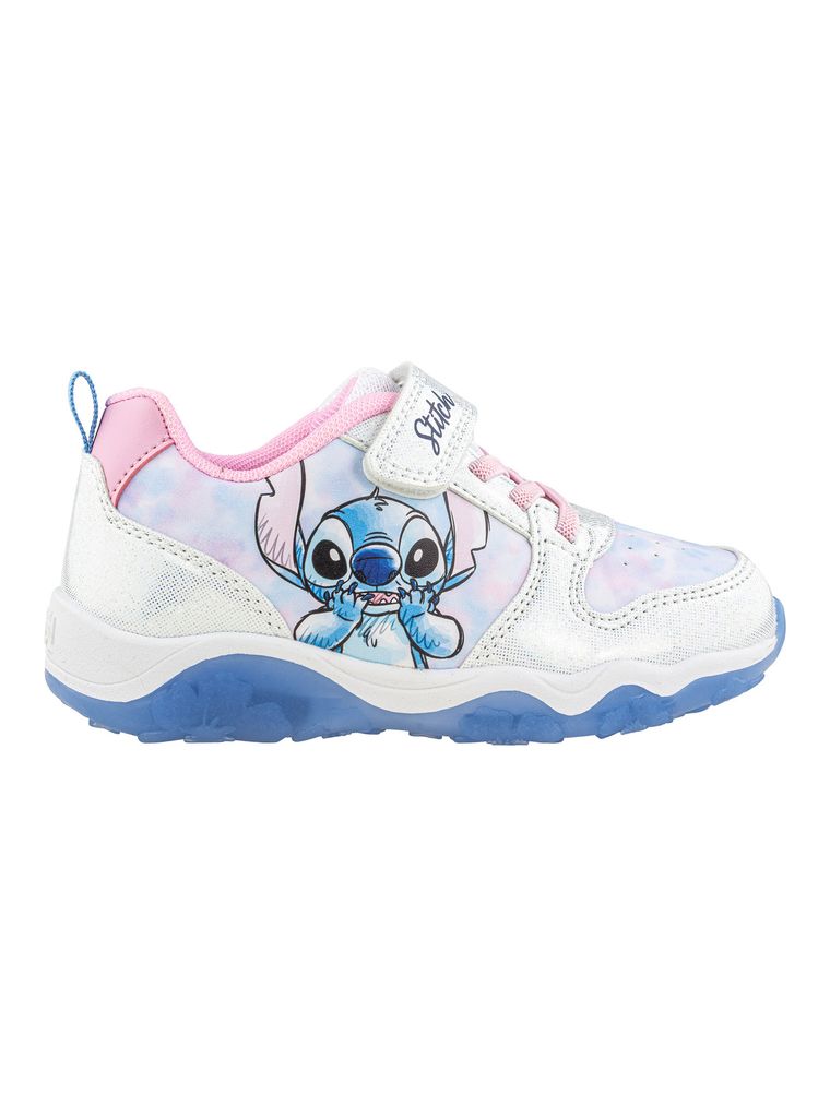 Buty sportowe dziewczęce, białe, Lilo i Stitch, Leomil
