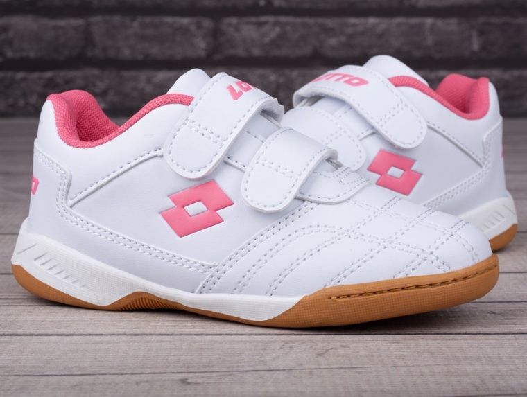 Buty sportowe dziewczęce, białe, Lotto