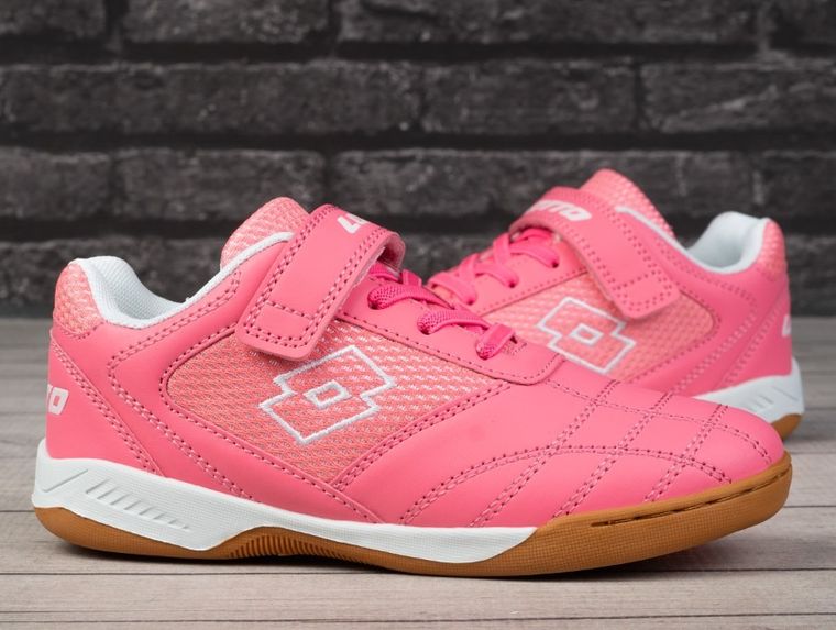 Buty sportowe dziewczęce, różowe, Lotto Whizzer K