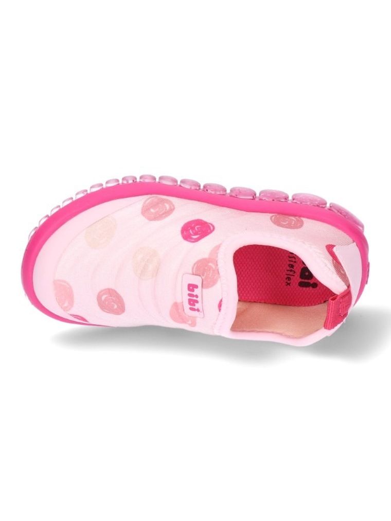 Buty sportowe dziewczęce, slip on, różowe, Bibi Shoes