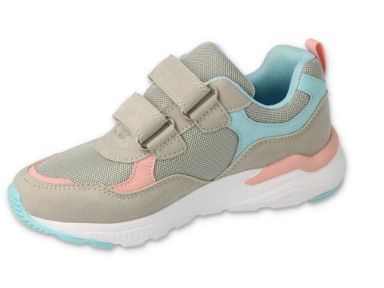 Buty sportowe dziewczęce, szare, Befado