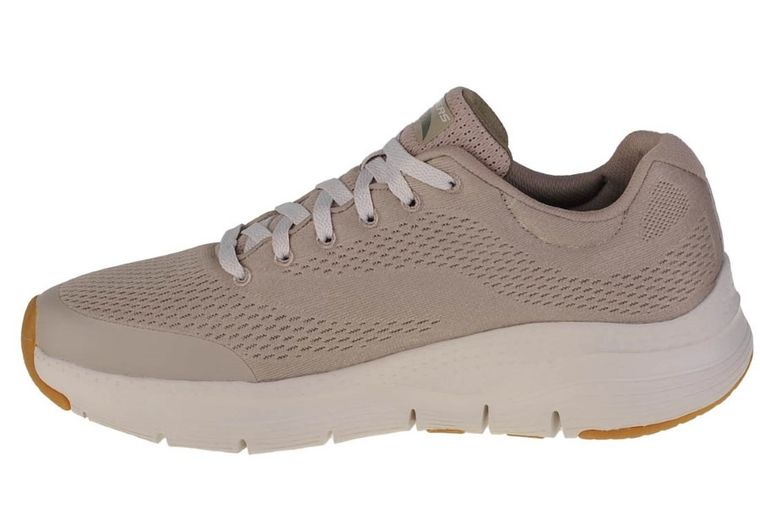 Buty sportowe męskie, beżowe, Skechers Arch Fit
