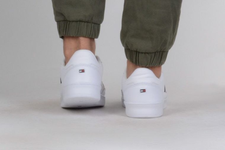 Buty sportowe męskie, białe, Tommy Hilfiger