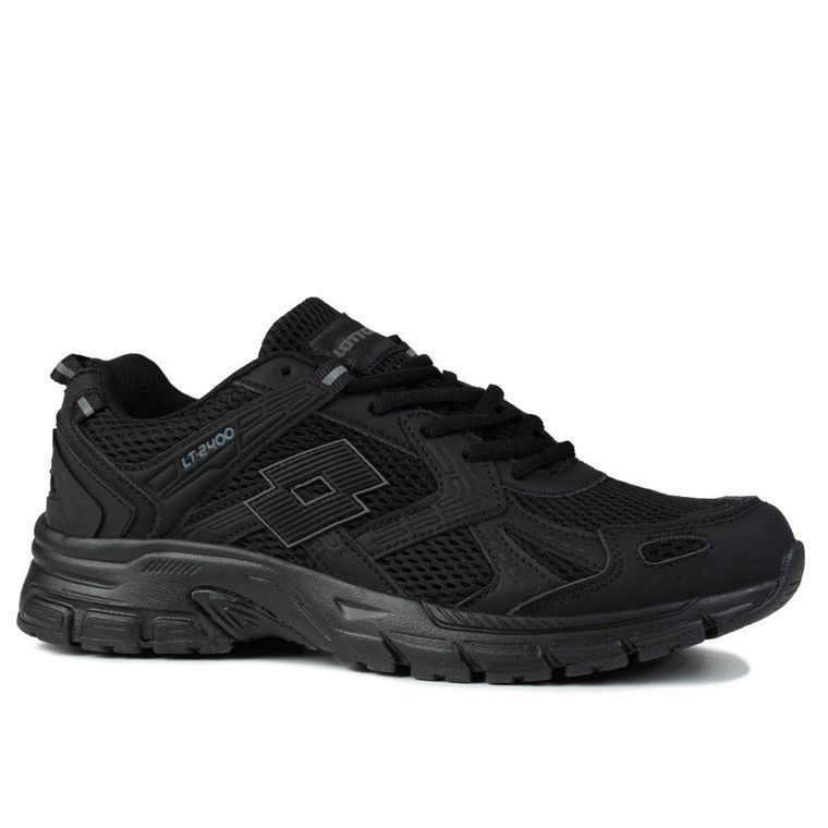 Buty sportowe męskie, czarne, Lotto Akimoto OC