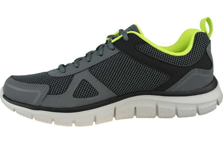 Buty treningowe męskie, szare, Skechers Track-Bucolo